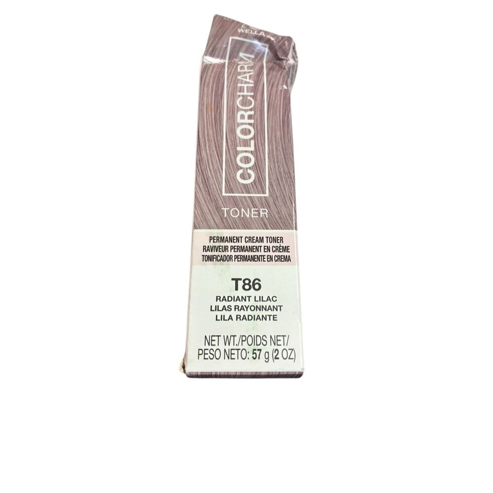 Wella Color Charm Demi Permanent Hair Color T86 Radiant Lilac 2oz New‎